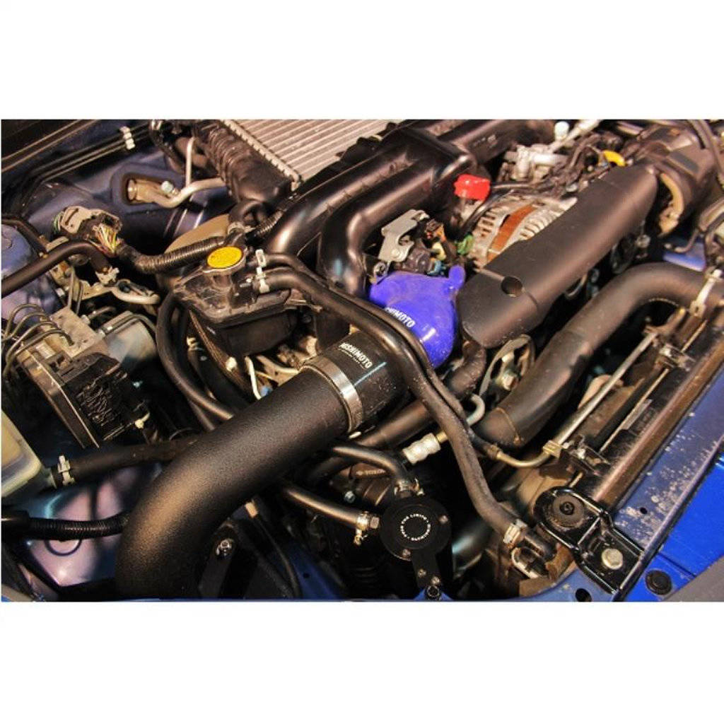 MISHIMOTO MMBCC-WRX-08SBE SUBARU WRX Baffled Oil Catch Can System, Black Photo-7 