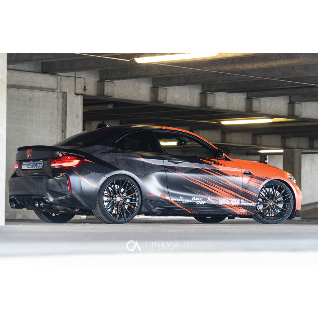 EISENMANN B5462.00904.C Exhaust System RM 4x Ø 90mm Tip Carbon chrome/black BMW F87 M2 Competition Photo-3 