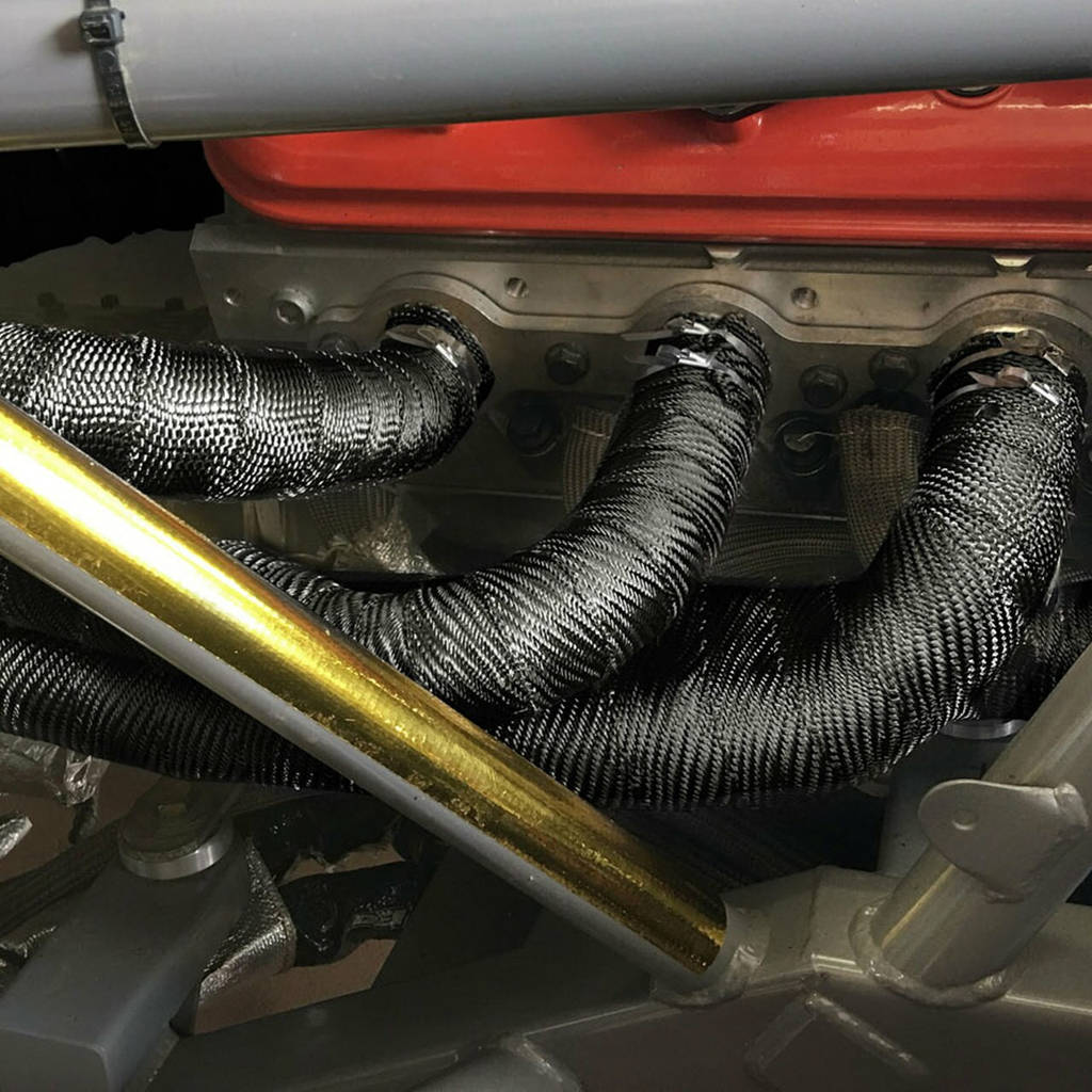DEI 010005 Exhaust Wrap 2" x 15ft-Titanium-Black Photo-6 