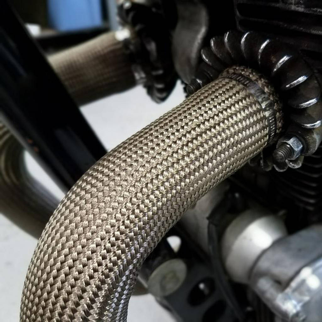 DEI 010022 Powersport Exhaust Sleeve Kit-Titanium Photo-5 