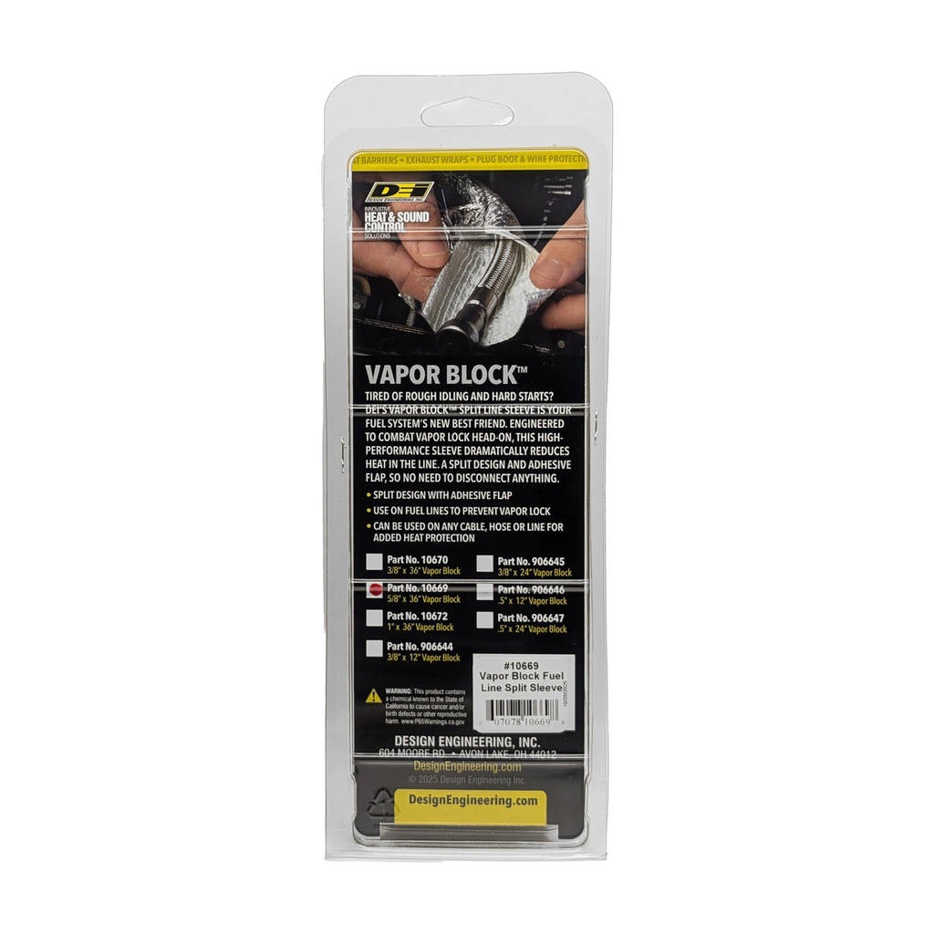 DEI 010669 Vapor Block Sleeve 1/2" ID x 36" Photo-2 