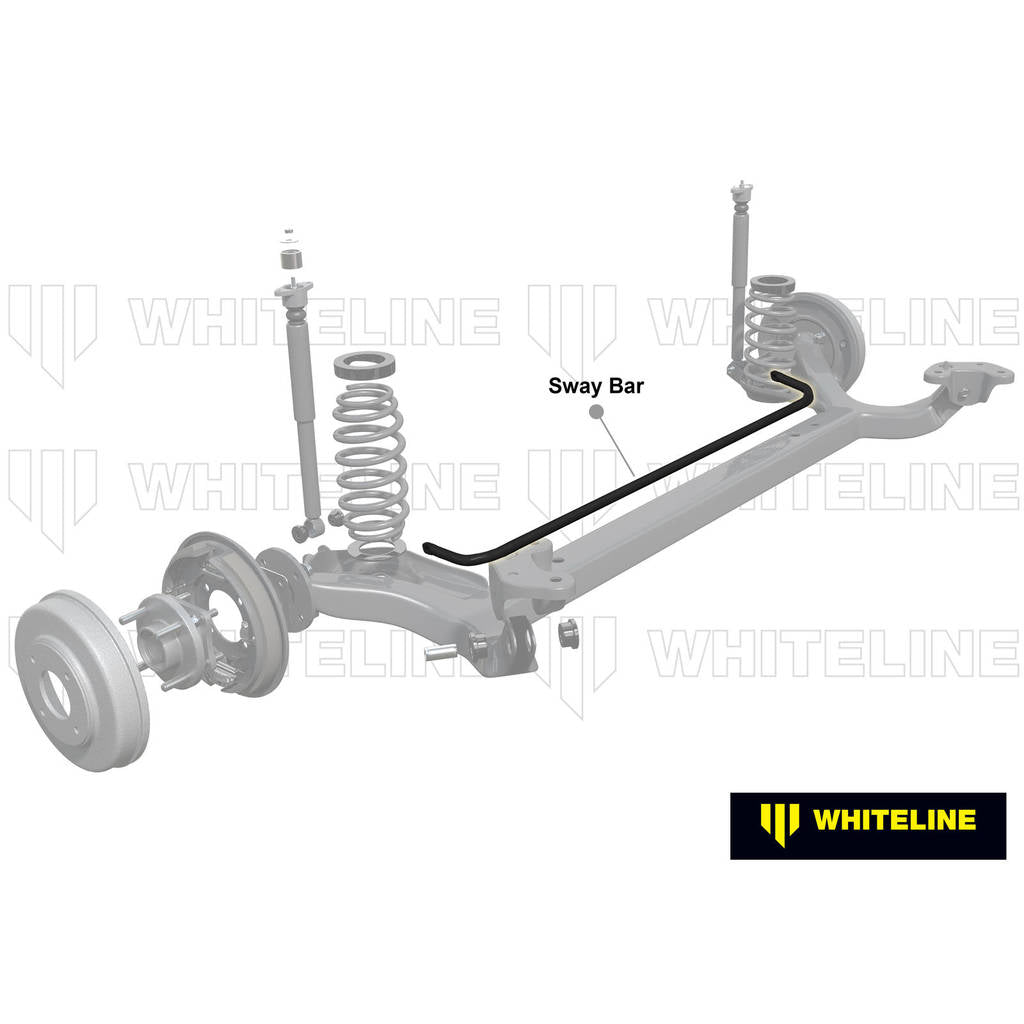 WHITELINE BWR19Z Rear Anti Roll Bar - 20mm 3 Point Adjustable for Seat, Skoda/Volkswagen PQ24 Photo-1 