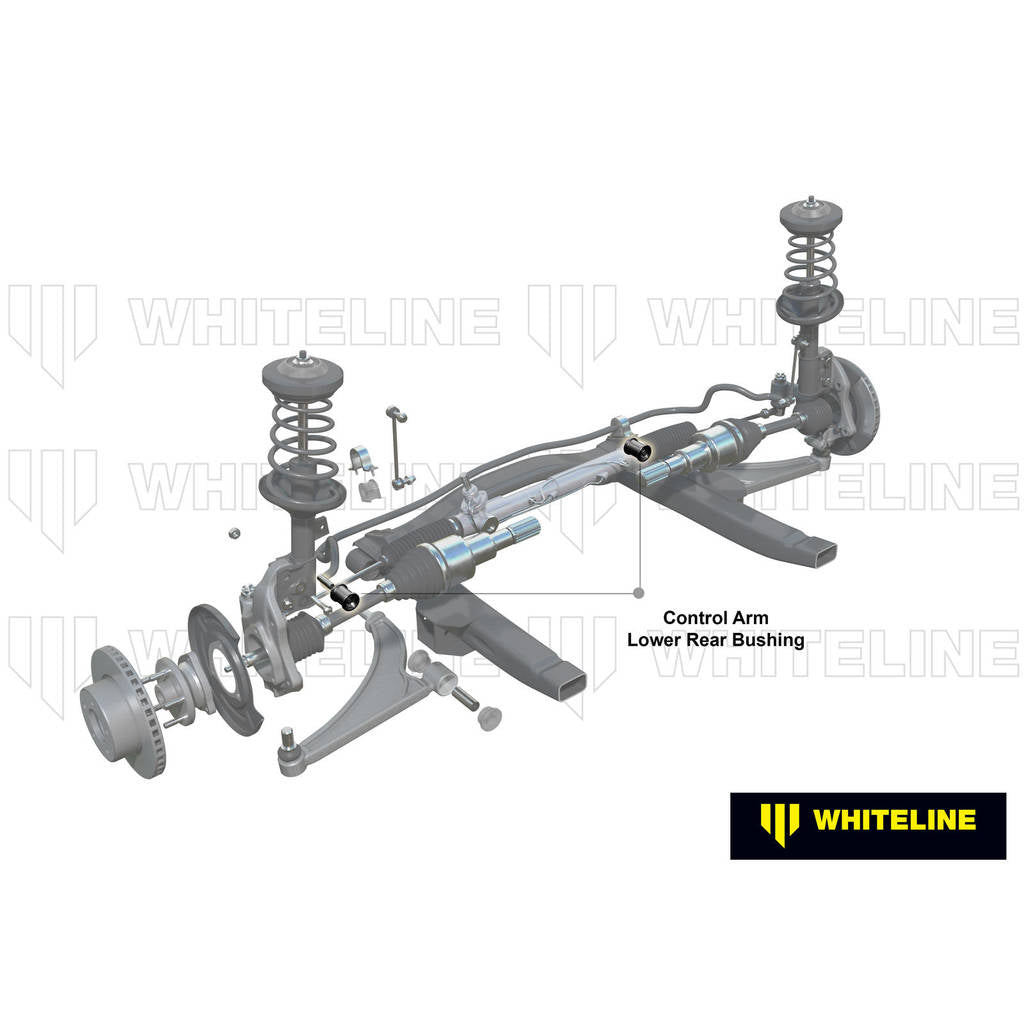 WHITELINE KCA316 Front Lower Inner Rear Bushings Caster/Anti Lift for Audi/VW PQ35 Fwd/Awd Photo-1 