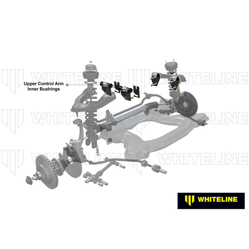 WHITELINE KCA336 Front Upper Control Arm - Bushing Double Offset Camber Kit for Nissan 300ZX/Skyline R32 Fwd/Awd Photo-1 