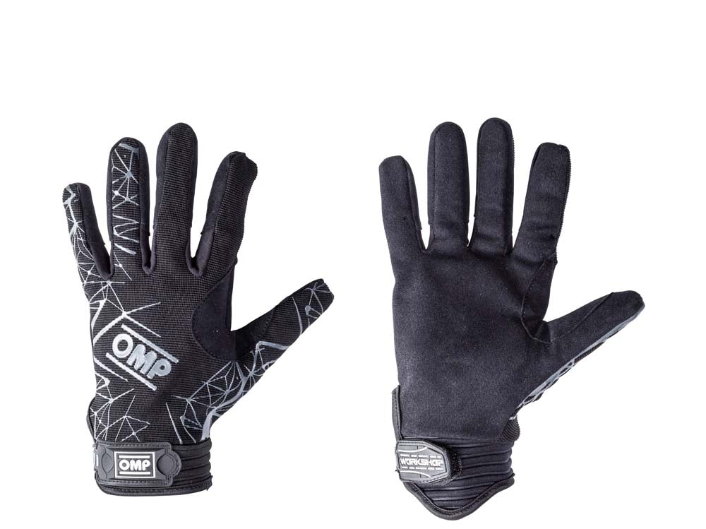 OMP NB0-1896-A01-071-XXL Mechanic Gloves Workshop Evo, Black, Size 2XL Photo-0 