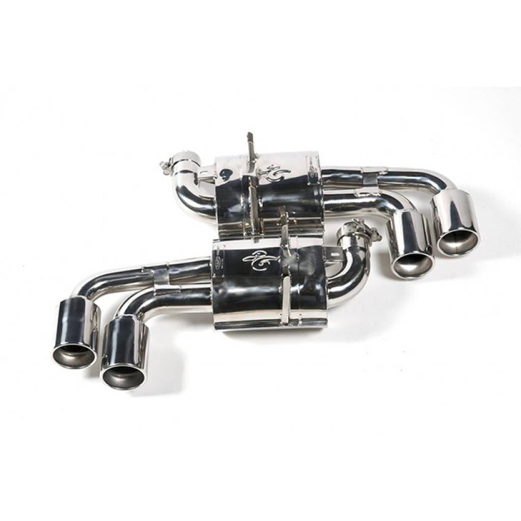 TUBI STYLE TSFE430C05.903.A F430 DOUBLE MUFFLERS EXHAUST NO VALVE Photo-0 