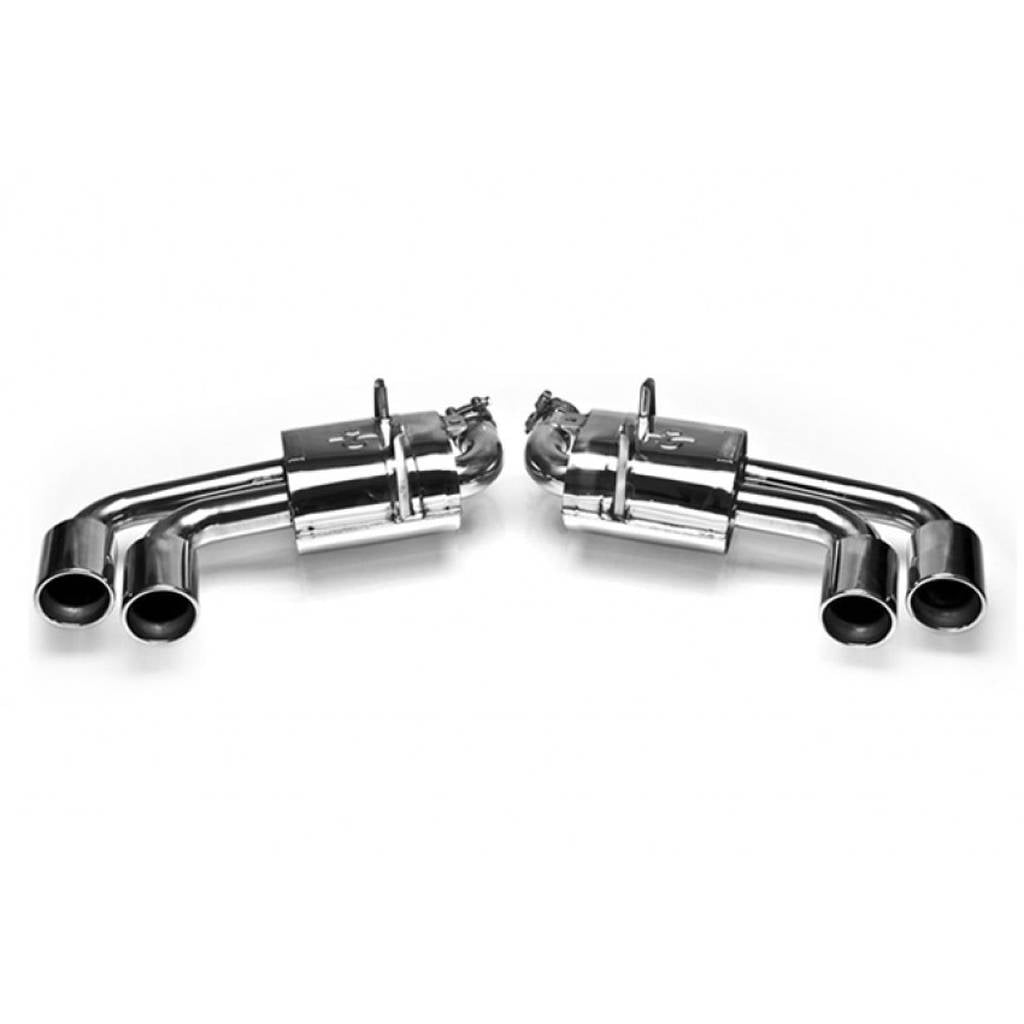 TUBI STYLE TSFE430C05.903.A F430 DOUBLE MUFFLERS EXHAUST NO VALVE Photo-1 