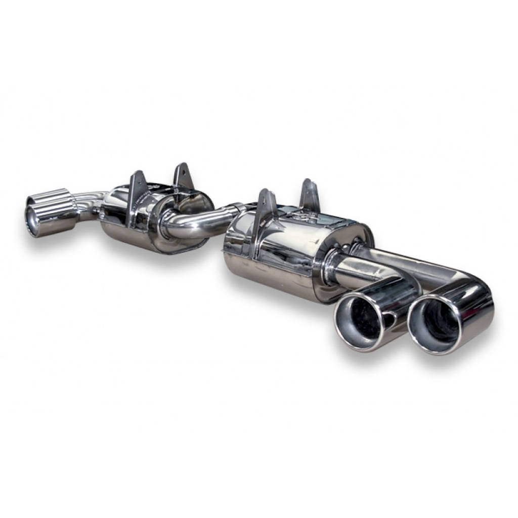 TUBI STYLE TSFE430C05.903.A F430 DOUBLE MUFFLERS EXHAUST NO VALVE Photo-6 