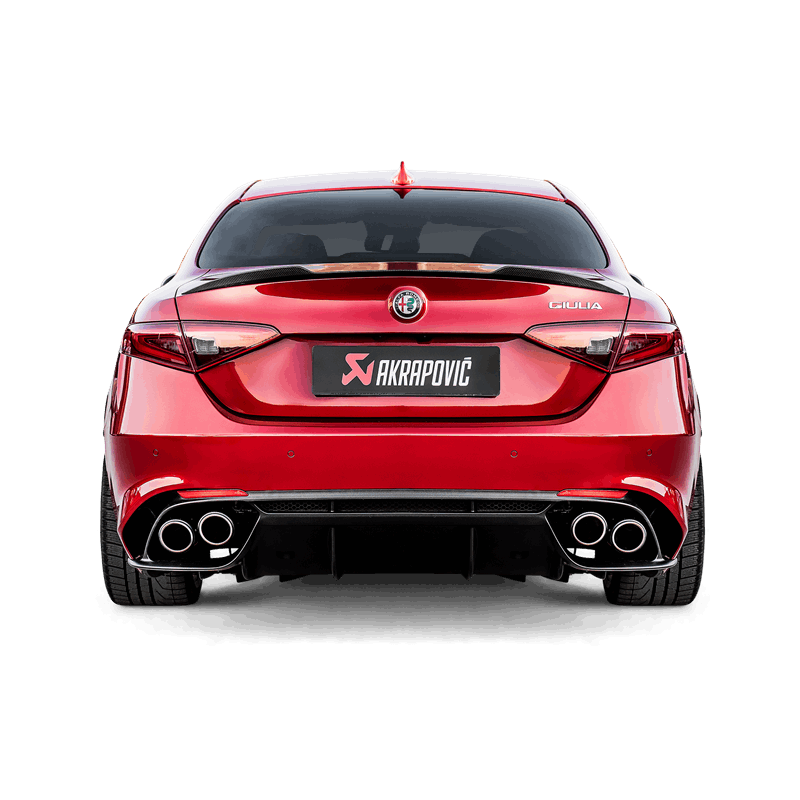 AKRAPOVIC S-AR/TI/1H Evolution Line (Titanium) ALFA ROMEO Giulia Quadrifoglio 2016-2019 ECE Type Approval Photo-2 