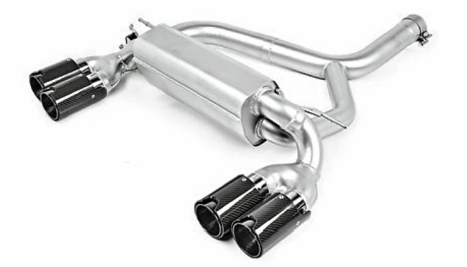 EISENMANN B5453.00904.C Exhaust System CP+RM EG 4x Ø 90mm Tip Carbon chrome/black BMW F87 M2 MT Photo-1 