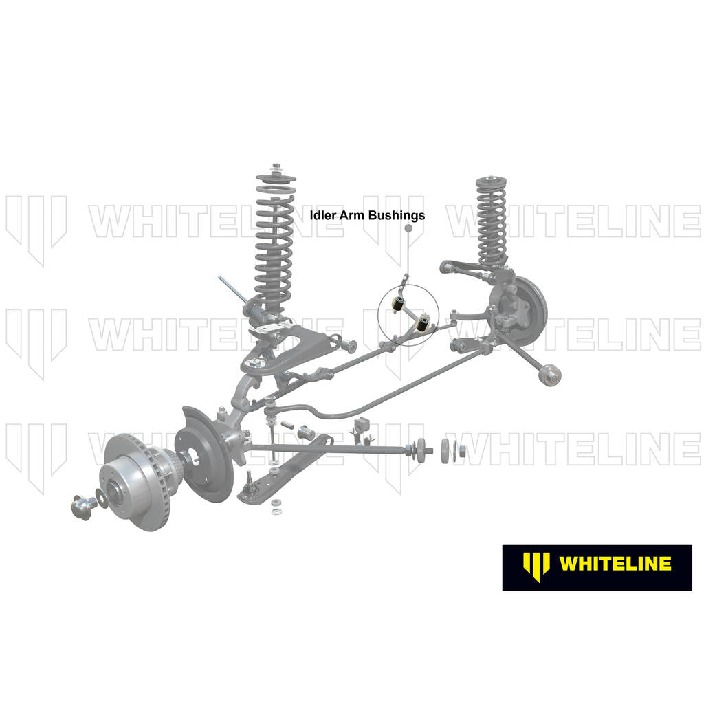 WHITELINE W11057 Front Steering Idler Arm - Bushing Kit for Nissan 720, Navara D21/Pathfinder WD21 Photo-2 