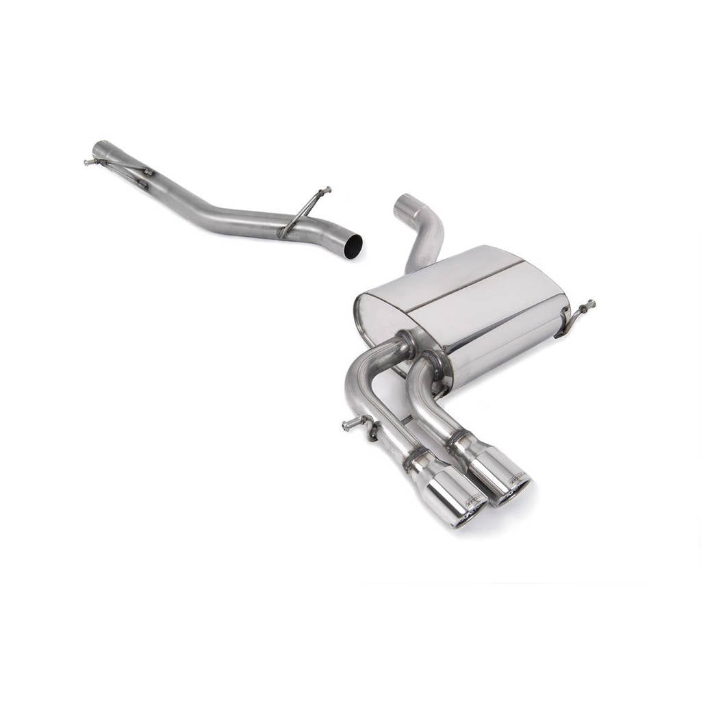 MILLTEK SSXVW046 Cat-back Twin 76.2mm Jet AUDI A3 2.0T FSI quattro 5 door SportBack Photo-0 