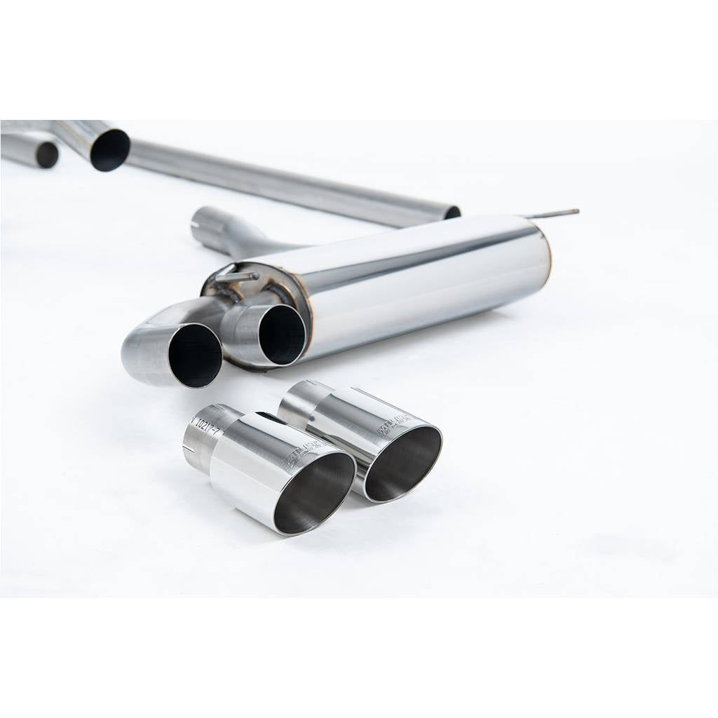 MILLTEK MCXAU104 Downpipe-back Twin 90mm GT90 AUDI Coupe UR quattro 10v Turbo Photo-1 