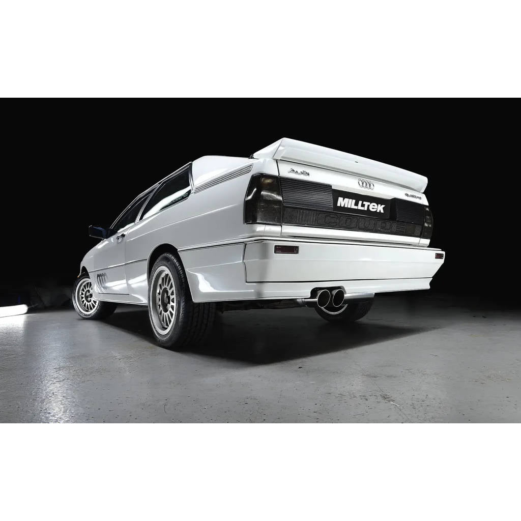 MILLTEK MCXAU104 Downpipe-back Twin 90mm GT90 AUDI Coupe UR quattro 10v Turbo Photo-2 