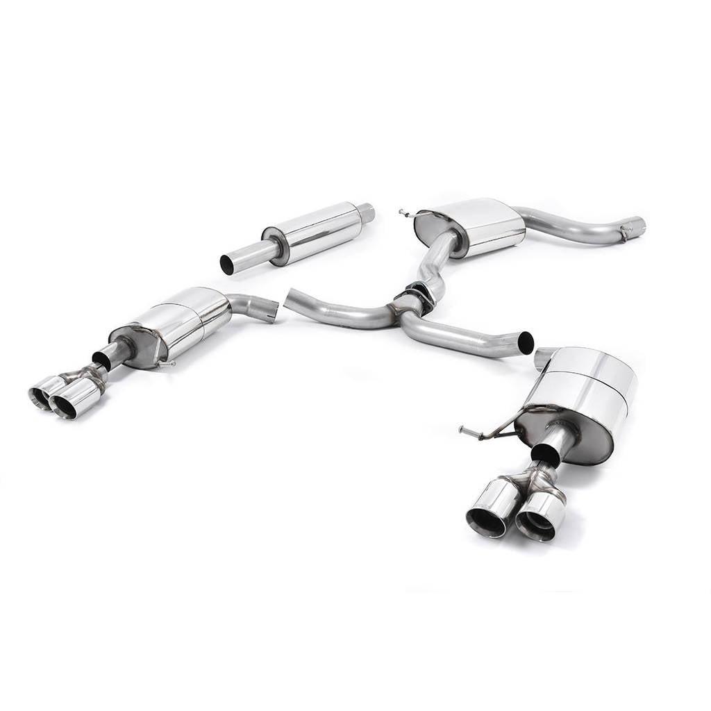 MILLTEK SSXSE170 Cat-back Twin 80mm GT80 ECA SEAT Leon ST Cupra 280&290 2.0 TSI Photo-0 