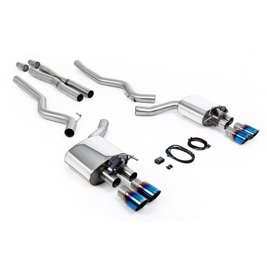 MILLTEK SSXFD229 Cat-back Quad 90mm GT90 FORD Mustang 5.0 V8 GT (Fastback) Photo-0 