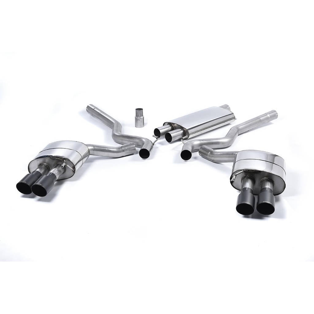 MILLTEK SSXFD181 Cat-back Quad 90mm GT90 FORD Mustang 2.3 EcoBoost (Fastback) Photo-0 
