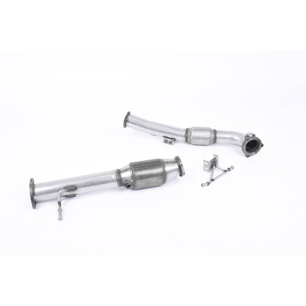 MILLTEK SSXFD067 Large Bore Downpipe and Hi-Flow Sports Cat FORD Focus MK2 RS 2.5T 305PS Photo-0 