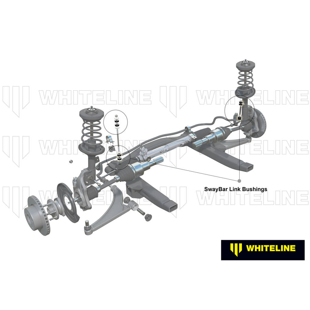 WHITELINE W21120 Front Anti Roll Bar Link - Bushing Kit for Volvo 240/260 Photo-1 
