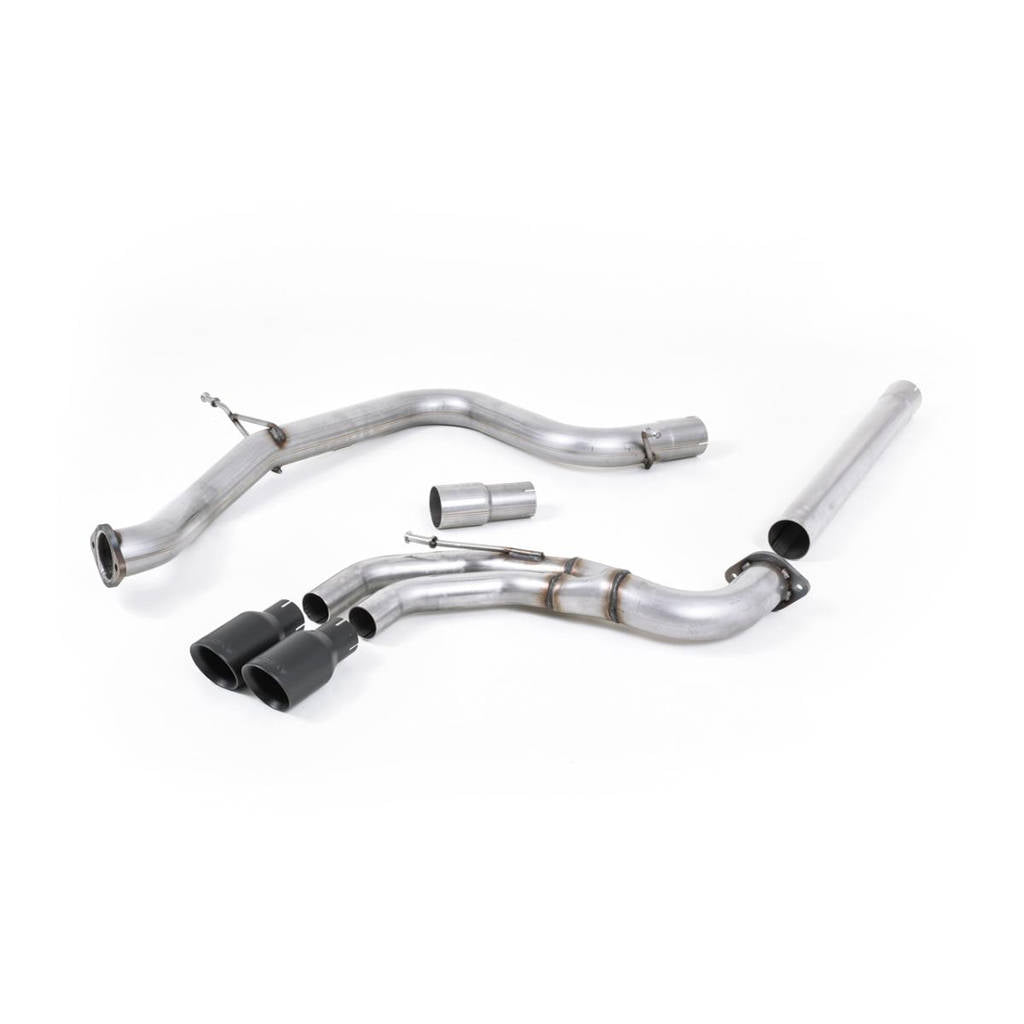 MILLTEK SSXVW333 Cat-back Twin 80mm GT80 VW Golf MK7 GTD 2.0 TDI 185PS Photo-0 
