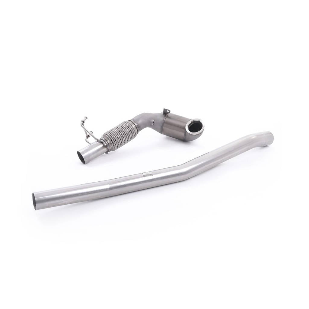 MILLTEK SSXVW387 Cast Downpipe with Race Cat AUDI S3 2.0 TFSI quattro 3-Door 8V Photo-0 
