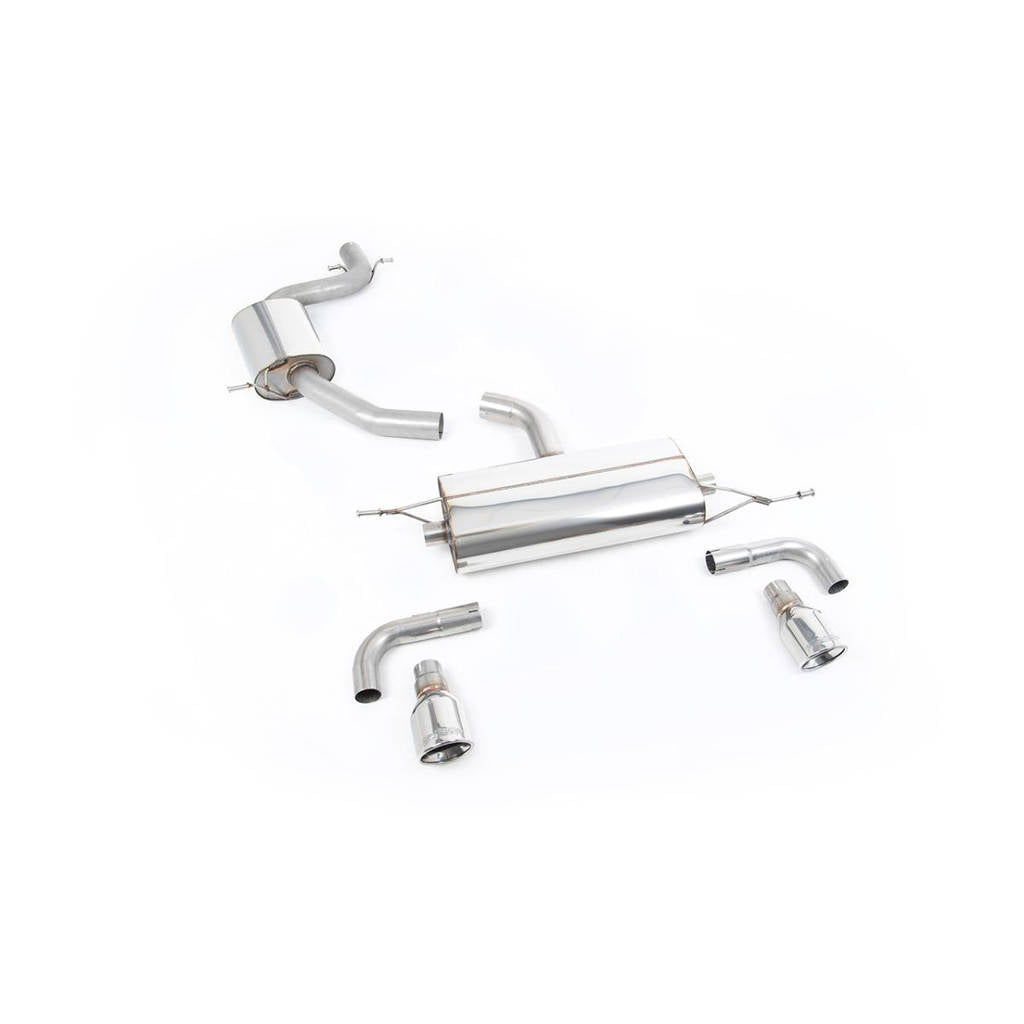 MILLTEK SSXVW116 Cat-back Dual 100mm Jet ECA VW Golf Mk6 GTi 2.0 TSI 210PS Photo-0 