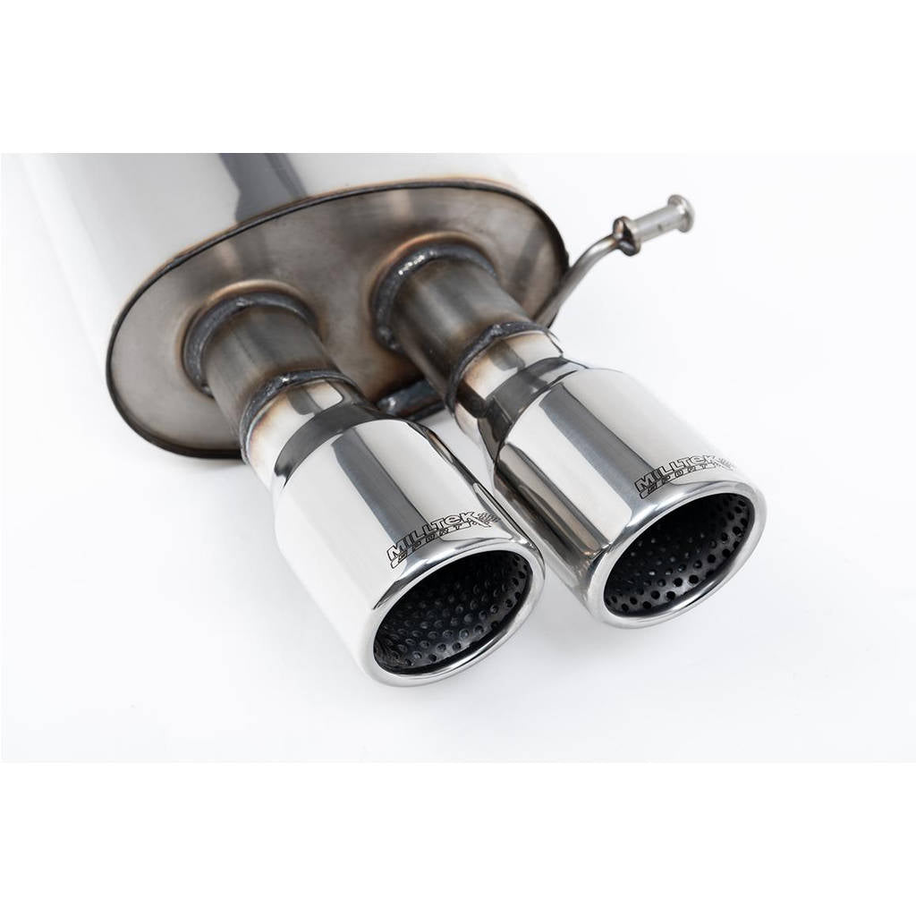 MILLTEK SSXVW166 Cat-back Twin 76.2mm Jet VW Jetta Mk5 GLI 2.0T FSI Photo-1 
