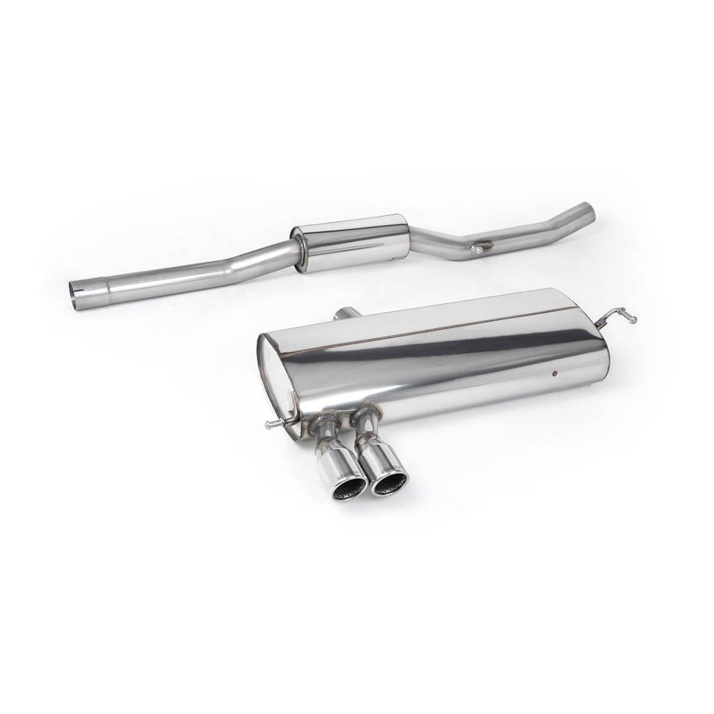 MILLTEK SSXVW076 Cat-back Twin 76.2mm Jet VW Golf Mk4 4-Motion V6 Photo-0 