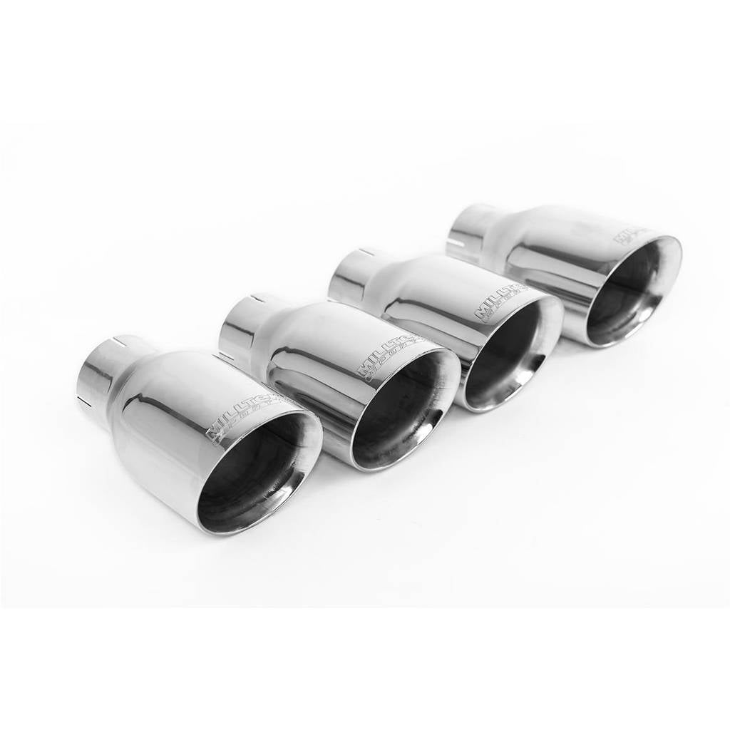 MILLTEK SSXVW403 Cat-back Quad 100mm GT100 VW Golf MK7 R 2.0 TSI 300PS Photo-1 