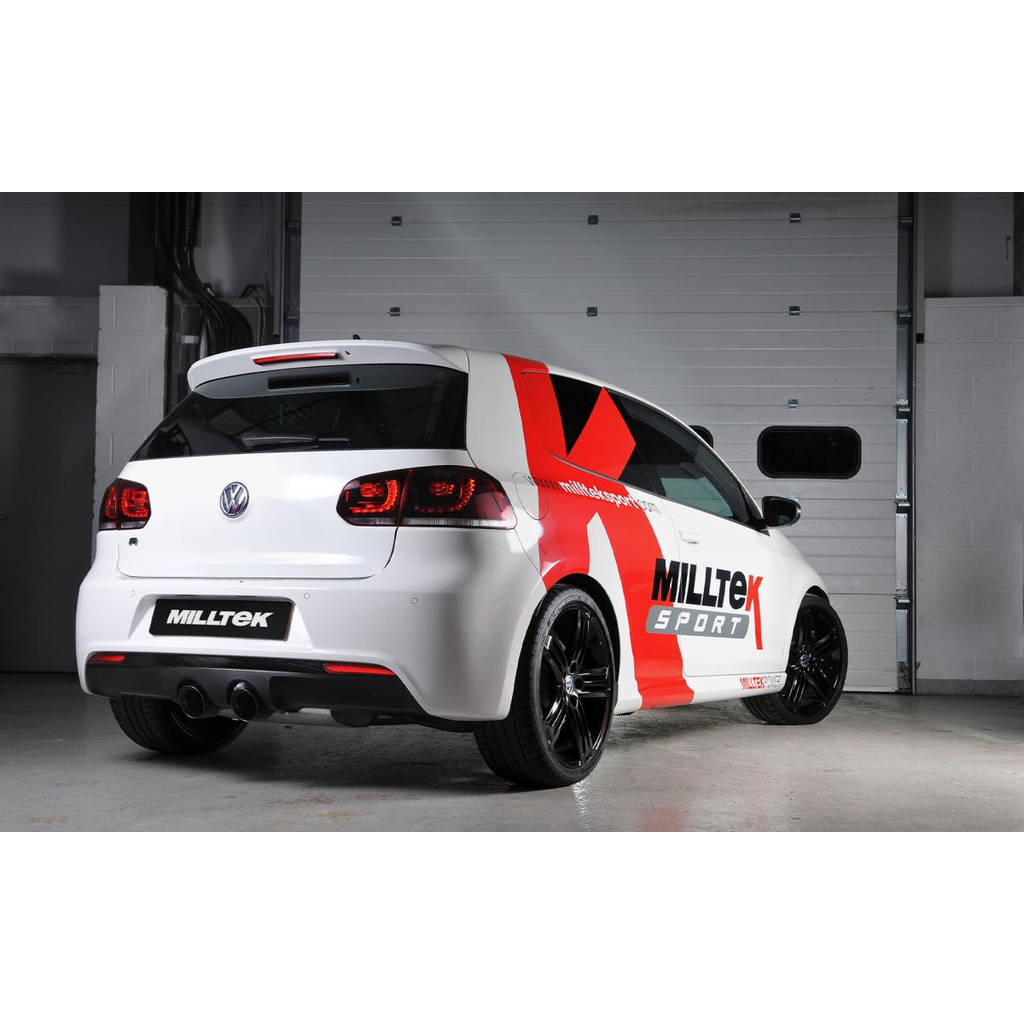 MILLTEK SSXVW139 Cat-back Dual GT100 ECA VW Golf Mk6 R 2.0 TFSI 270PS Photo-2 