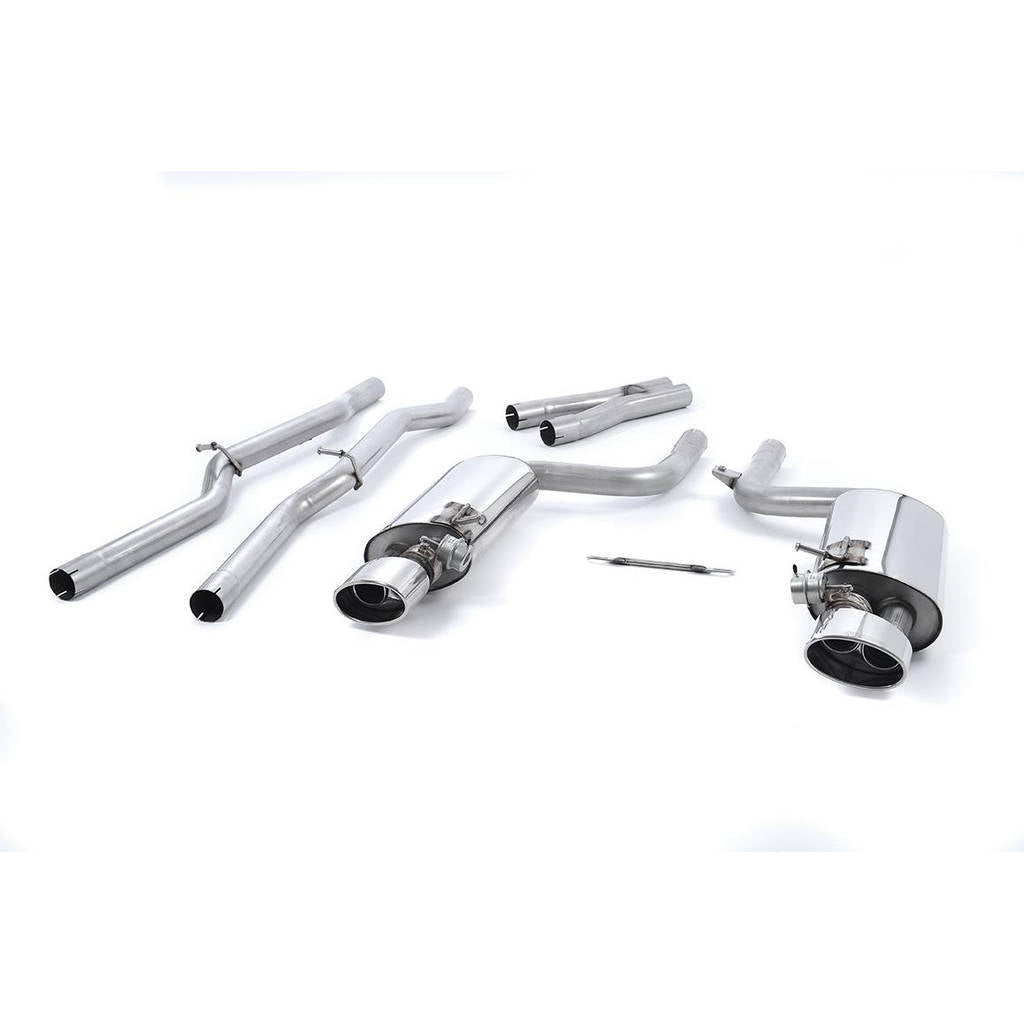 MILLTEK SSXAU116 Cat-back Special 224 Special 225 AUDI RS4 B7 4.2 V8 Saloon Avant and Cabriolet Photo-0 