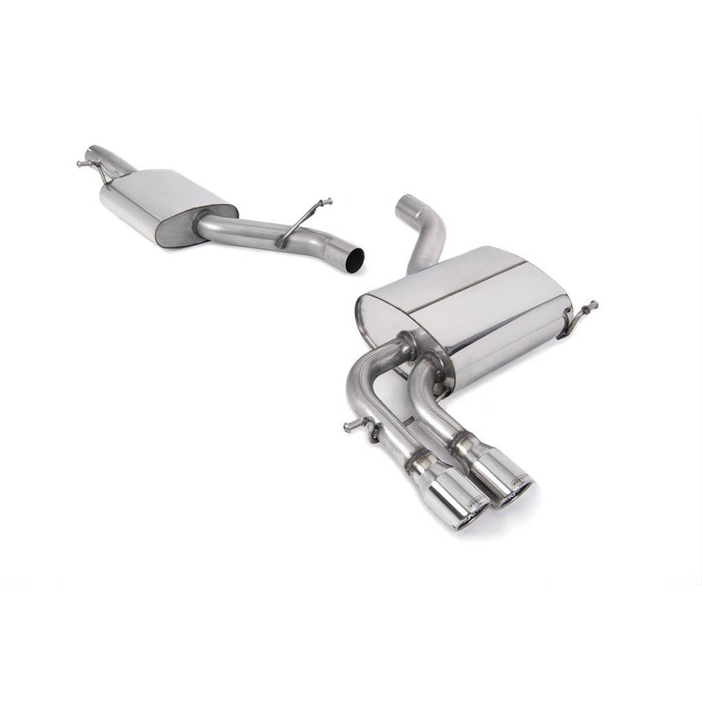 MILLTEK SSXVW045 Cat-back Twin 76.2mm Jet ECA AUDI A3 2.0T FSI quattro 5 door SportBack Photo-0 