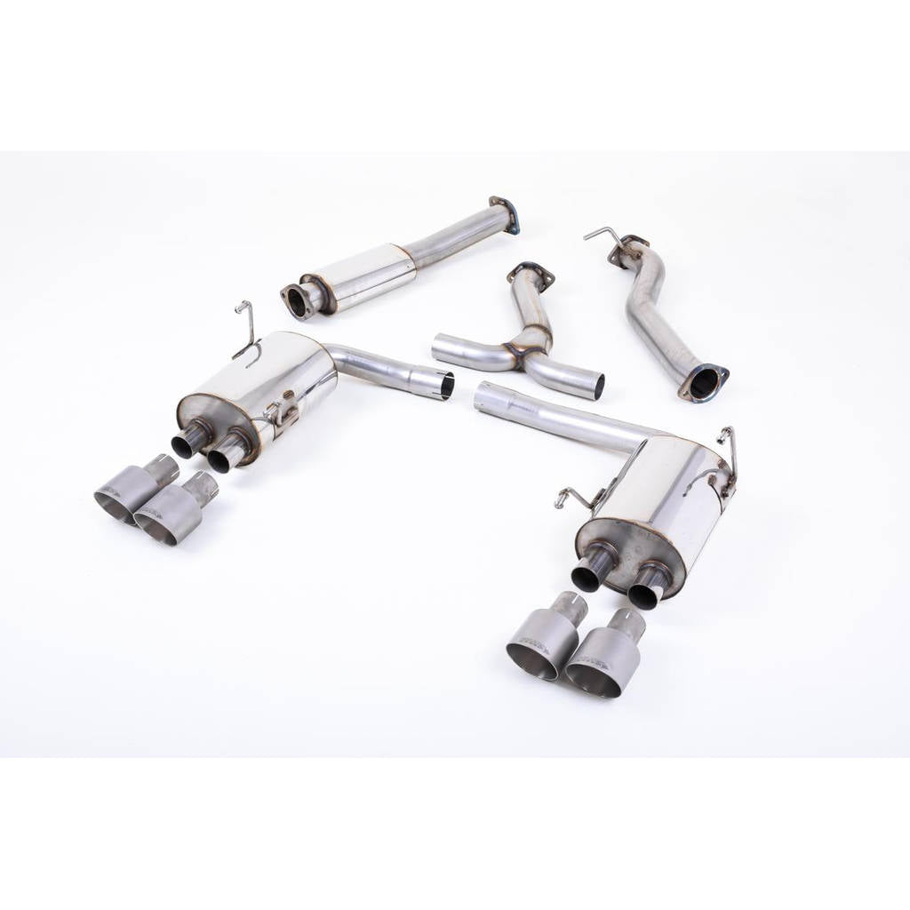 MILLTEK SSXSB045 Cat-back Quad Titanium GT100 SUBARU Impreza WRX STi Saloon/Sedan Photo-0 