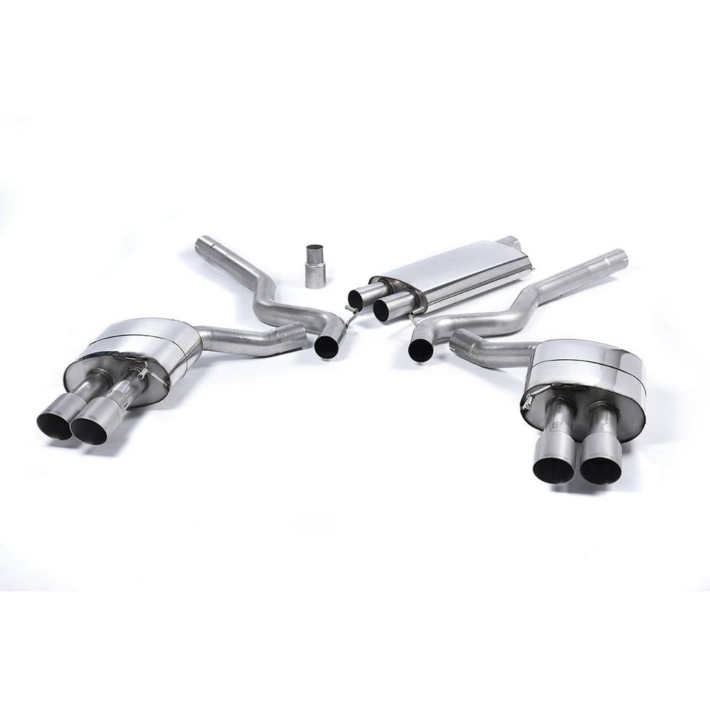 MILLTEK SSXFD180 Cat-back Quad 90mm GT90 FORD Mustang 2.3 EcoBoost (Fastback) Photo-0 