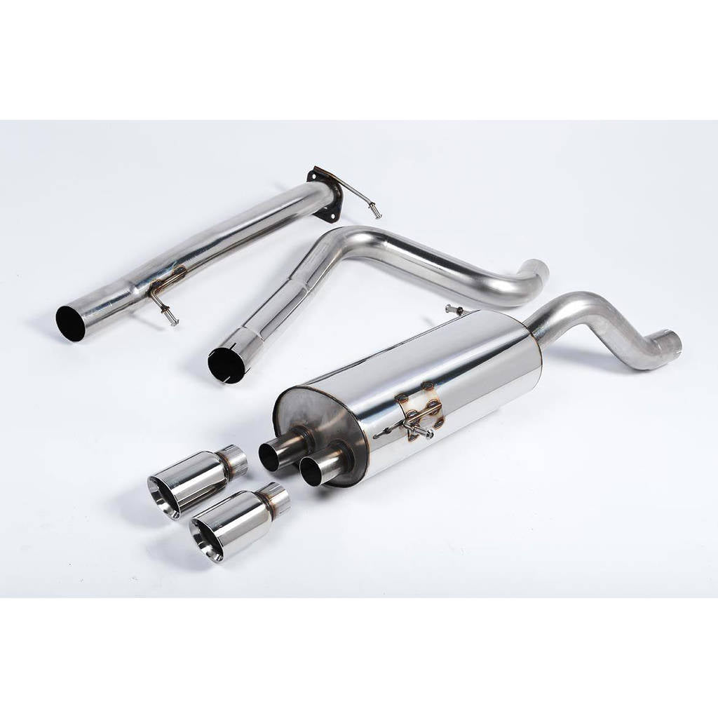MILLTEK SSXFD100 Cat-back Twin 80mm GT80 FORD Fiesta Mk7/Mk7.5 ST 1.6 litre EcoBoost 182PS&ST200 Photo-0 