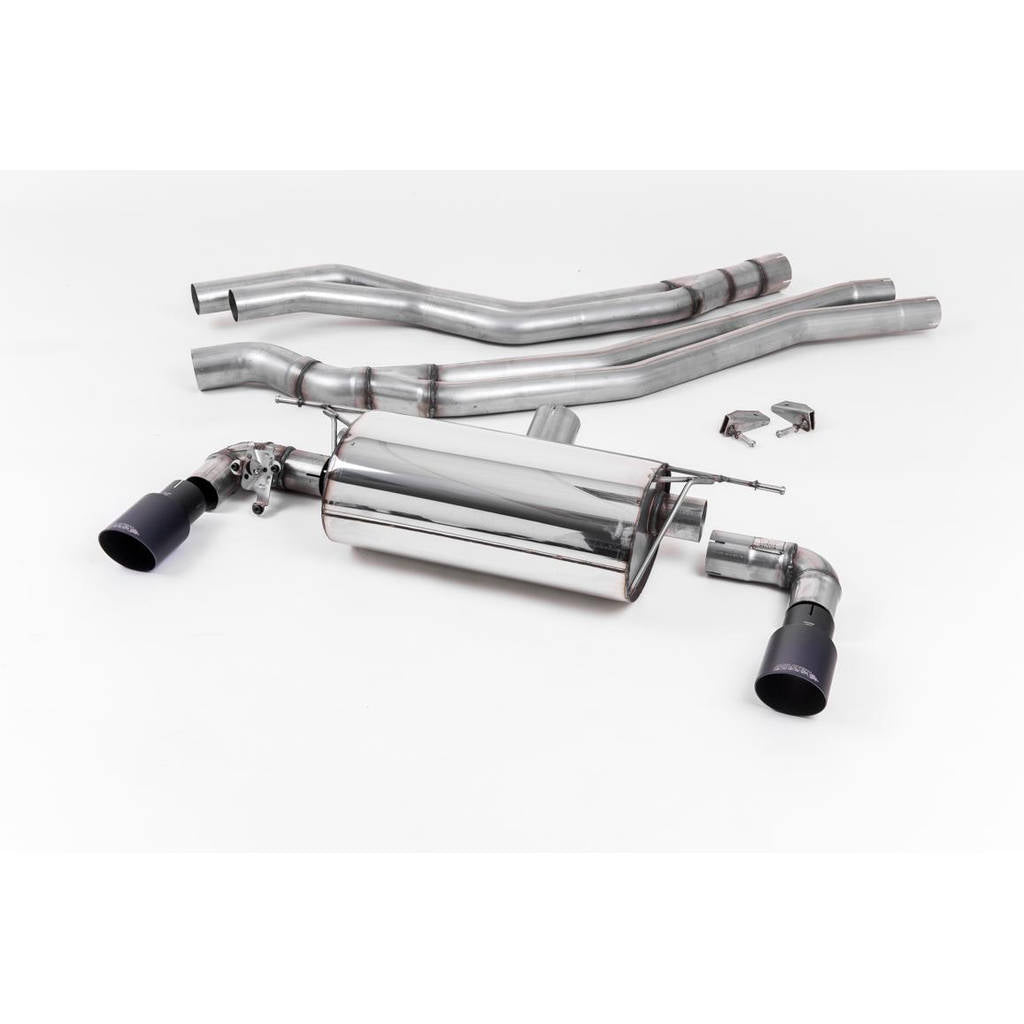 MILLTEK SSXBM1047 Cat-back Twin 90mm GT90 BMW 1 Series M140i 3&5 Door (F20&F21 LCI) Photo-0 