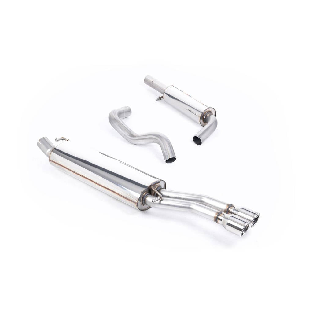 MILLTEK SSXVW032 Cat-back Twin 76.2mm Jet VW Bora 1.8T 2WD Photo-0 