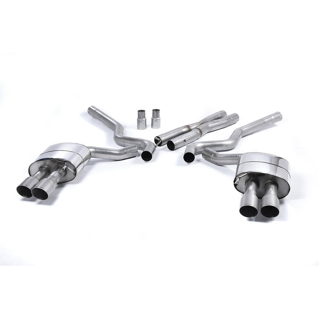 MILLTEK SSXFD159 Cat-back Quad 90mm GT90 FORD Mustang 5.0 V8 GT (Fastback) Photo-0 