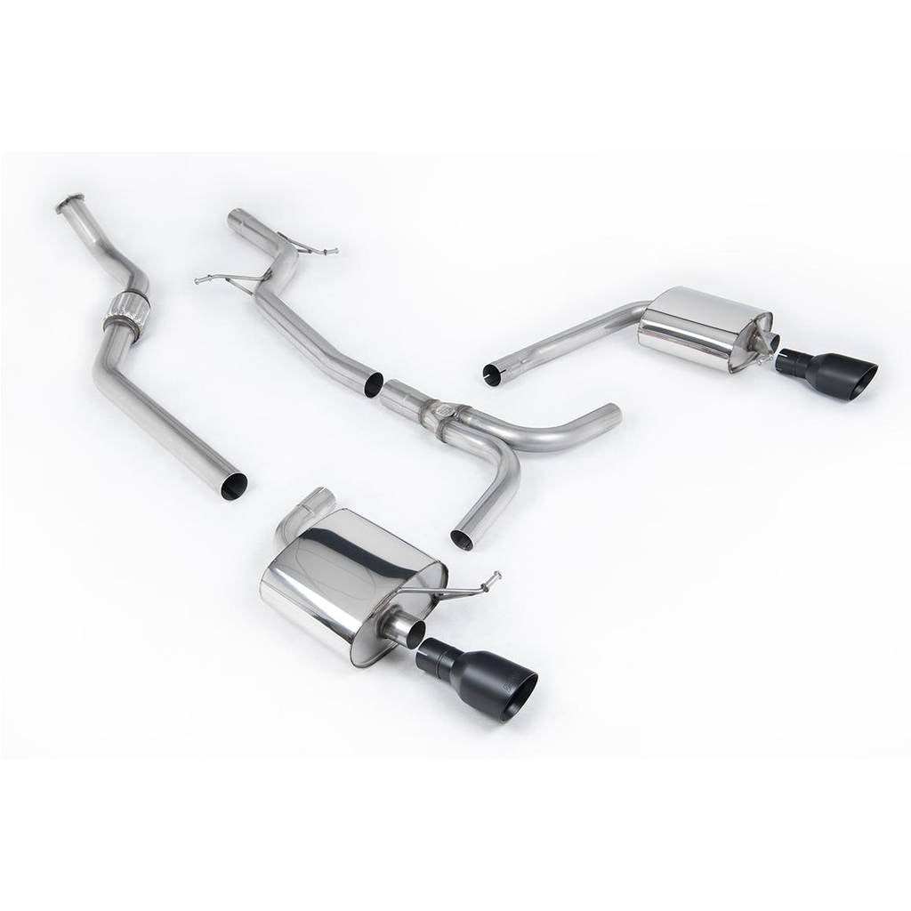 MILLTEK SSXAU633 Cat-back 100mm GT100B AUDI A4 2.0 TFSI S line B8 (2WD and quattro Tiptronic-only) Saloon&Avant Photo-0 
