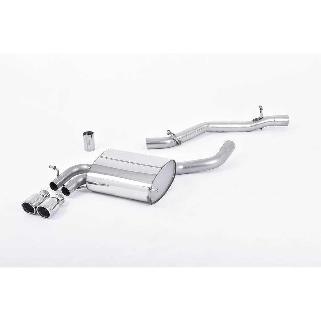 MILLTEK SSXAU504 Cat-back Twin 76.2mm Jet AUDI A3 3.2 V6 quattro 3 door&5 door Sportback Photo-0 
