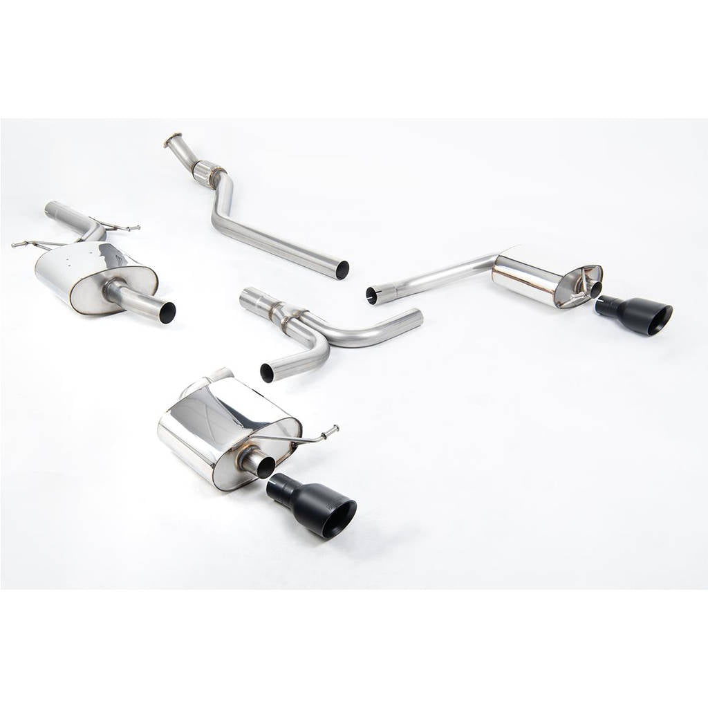 MILLTEK SSXAU435 Cat-back 100mm GT100B ECA AUDI A4 2.0 TFSI S line B8 (2WD and quattro manual-only) Saloon&Avant Photo-0 