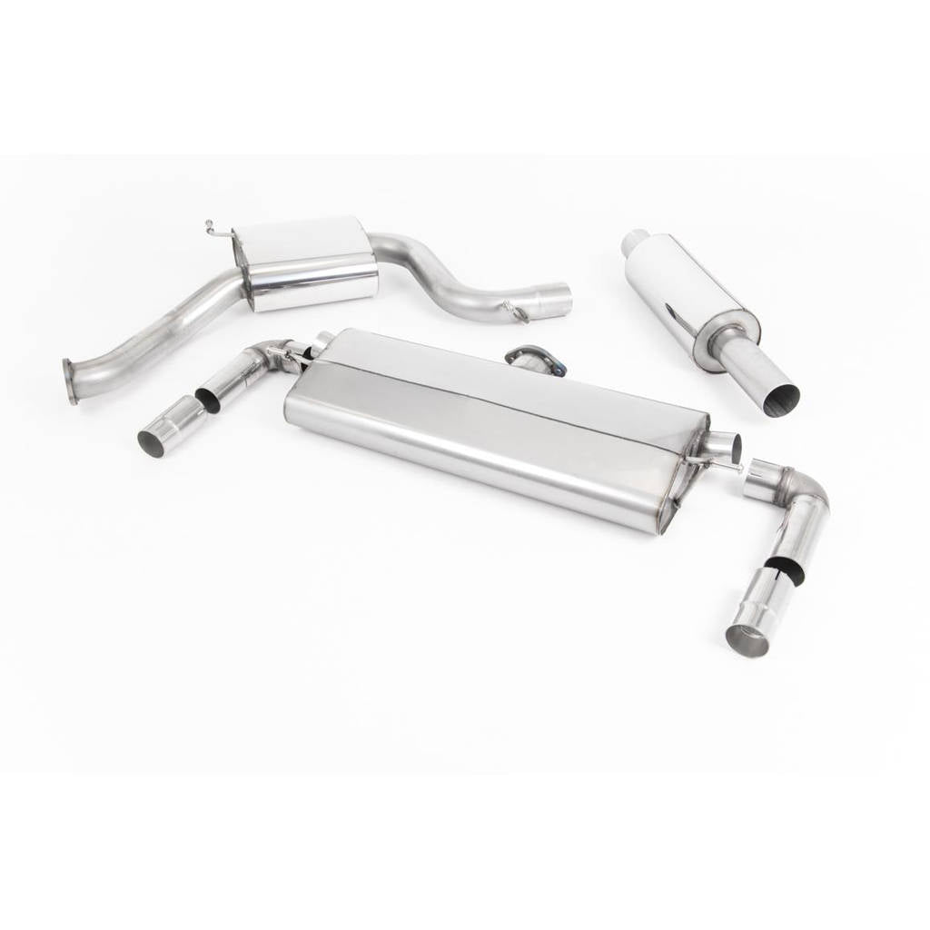 MILLTEK SSXVW456 Cat-back Dual 100mm GT100B ECA VW Golf MK7.5 GTi (Non Performance Pack Models) Photo-0 