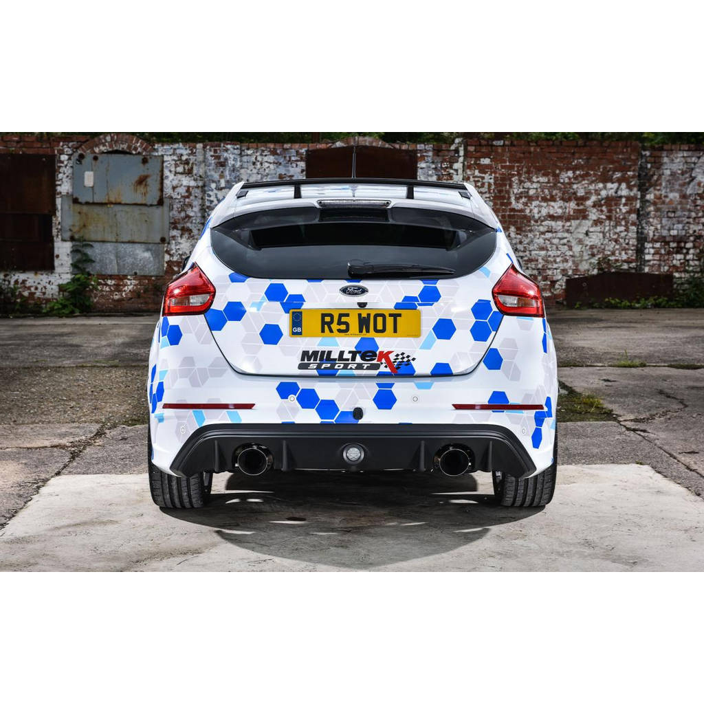 MILLTEK SSXFD190 Cat-back Dual GT115 ECA FORD Focus Mk3 RS 2.3L EcoBoost 4wd 5-Door Hatchback Photo-2 