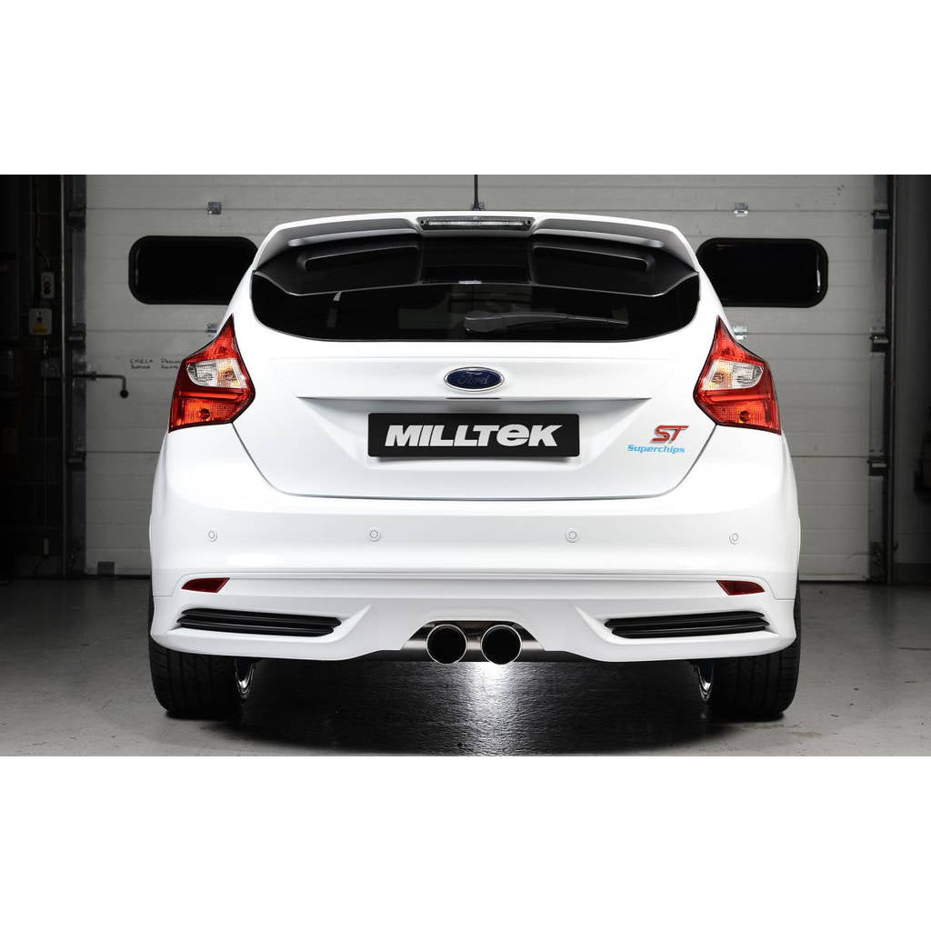 MILLTEK SSXFD092 Cat-back Dual GT100 FORD Focus Mk3 ST 2.0L EcoBoost 5-Door Hatchback Photo-3 
