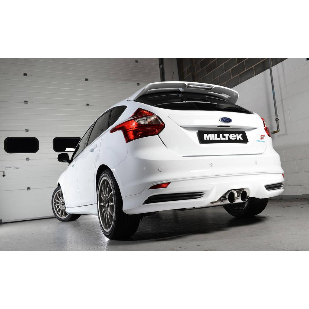 MILLTEK SSXFD092 Cat-back Dual GT100 FORD Focus Mk3 ST 2.0L EcoBoost 5-Door Hatchback Photo-4 