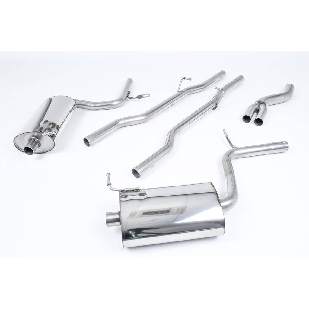 MILLTEK SSXAU516 Cat-back Dual 100mm GT100 AUDI A4 2.0 TFSI B7 quattro and DTM Photo-0 