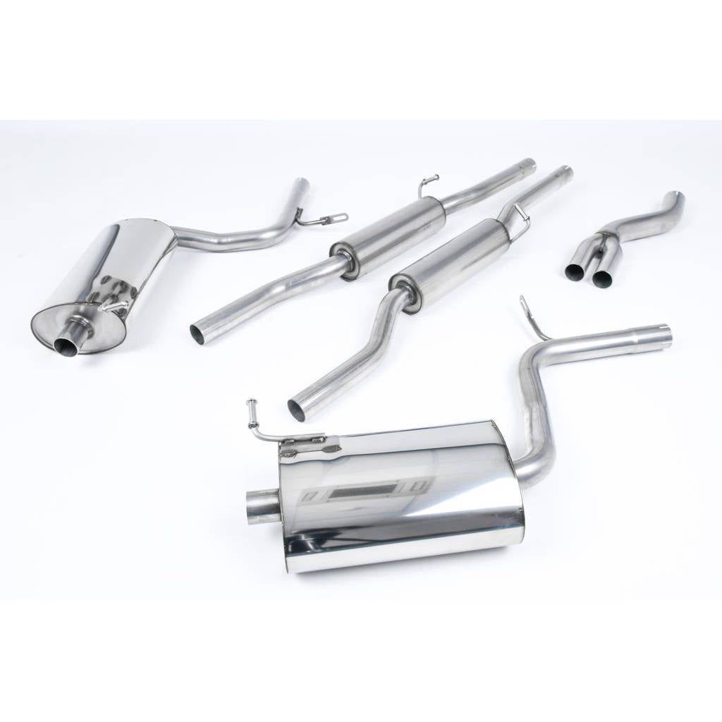 MILLTEK SSXAU517 Cat-back Dual 100mm GT100 AUDI A4 2.0 TFSI B7 quattro and DTM Photo-0 