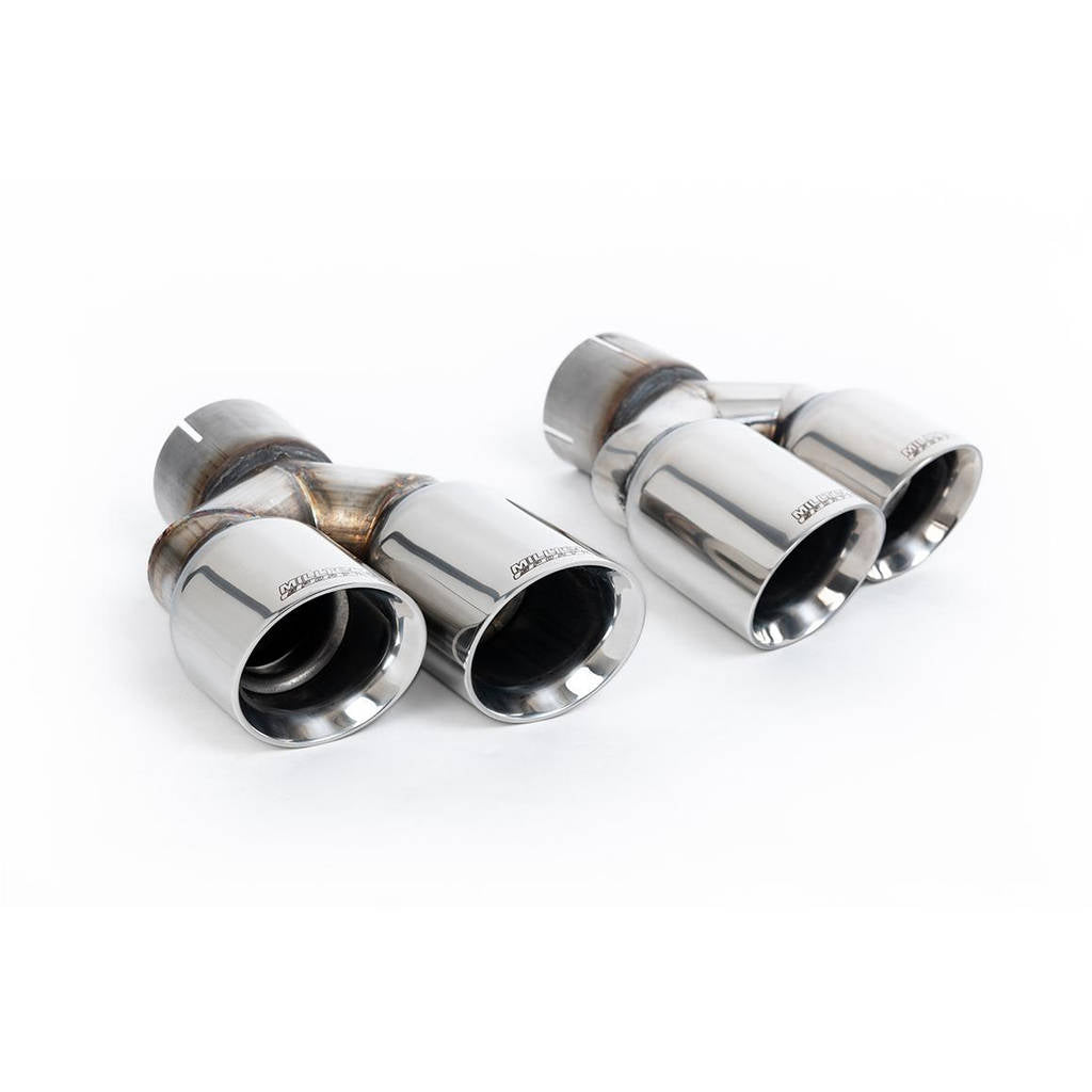 MILLTEK SSXAU268 Cat-back Twin 80mm GT-80 AUDI S4 3.0 Supercharged V6 B8 Photo-1 