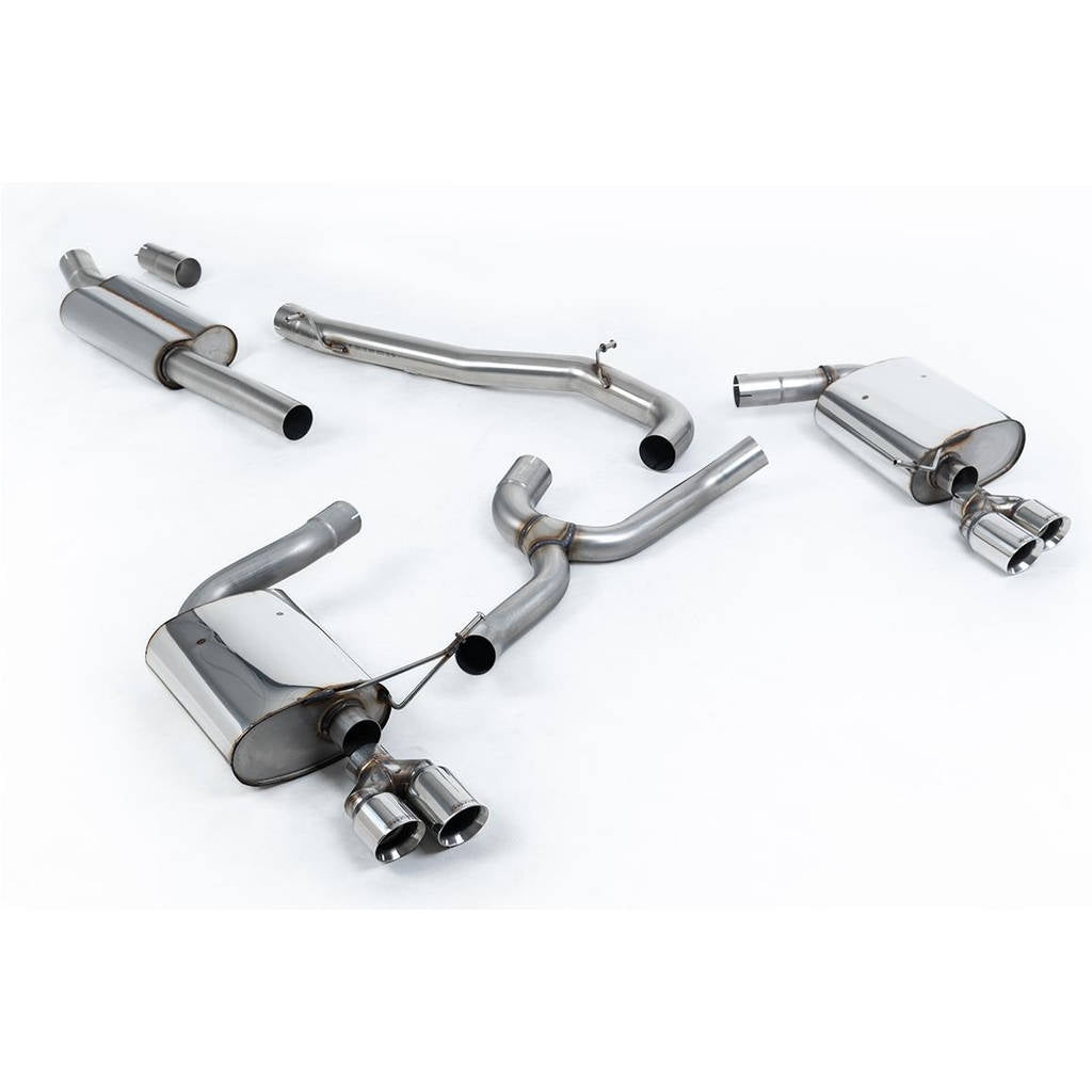 MILLTEK SSXSE199 Cat-back Twin 80mm GT80 SEAT Leon ST Cupra 300 (4x4) Photo-0 