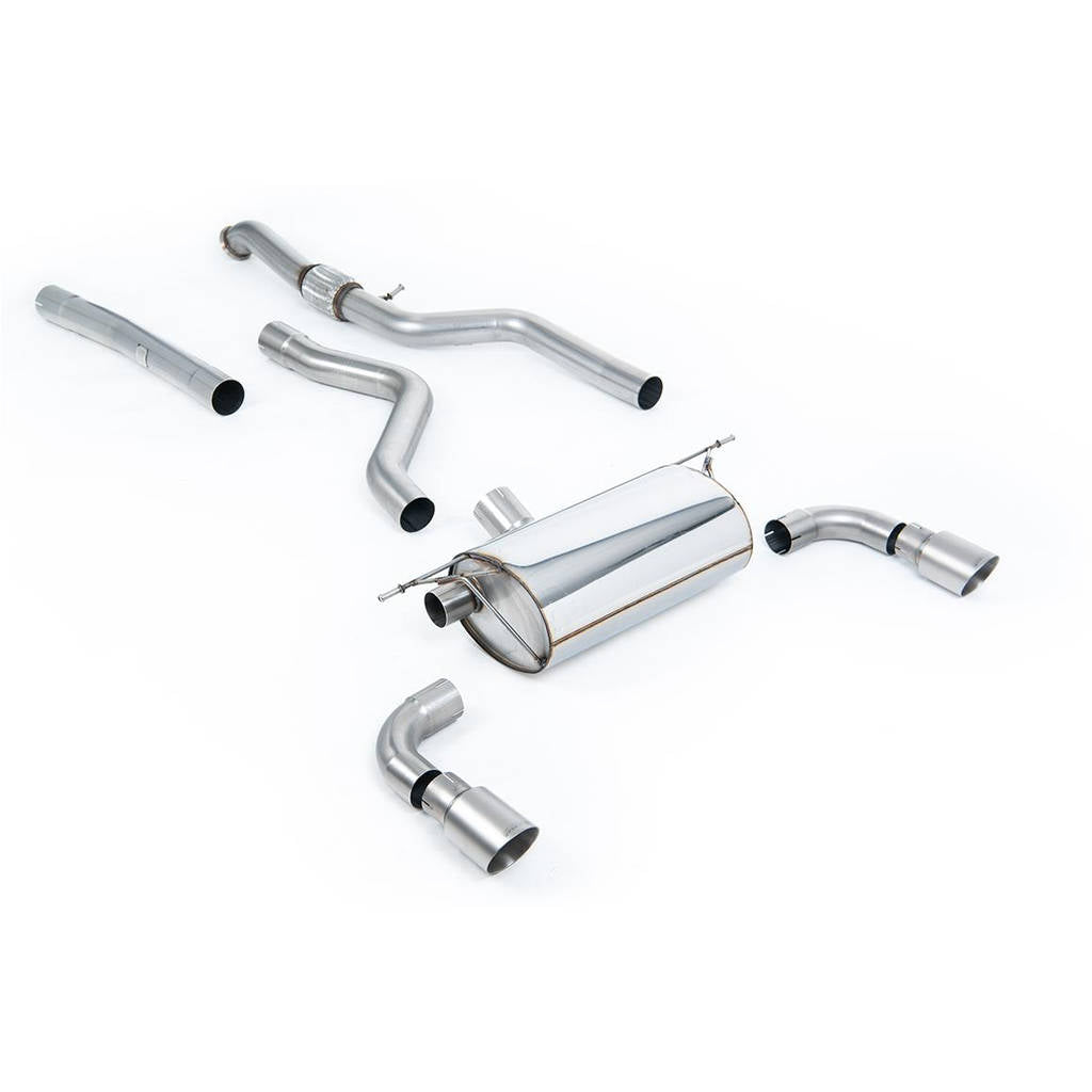 MILLTEK SSXBM1024 Cat-back Twin 90mm GT90 BMW 1 Series M 135i 3&5 Door (F21&F20) Photo-0 